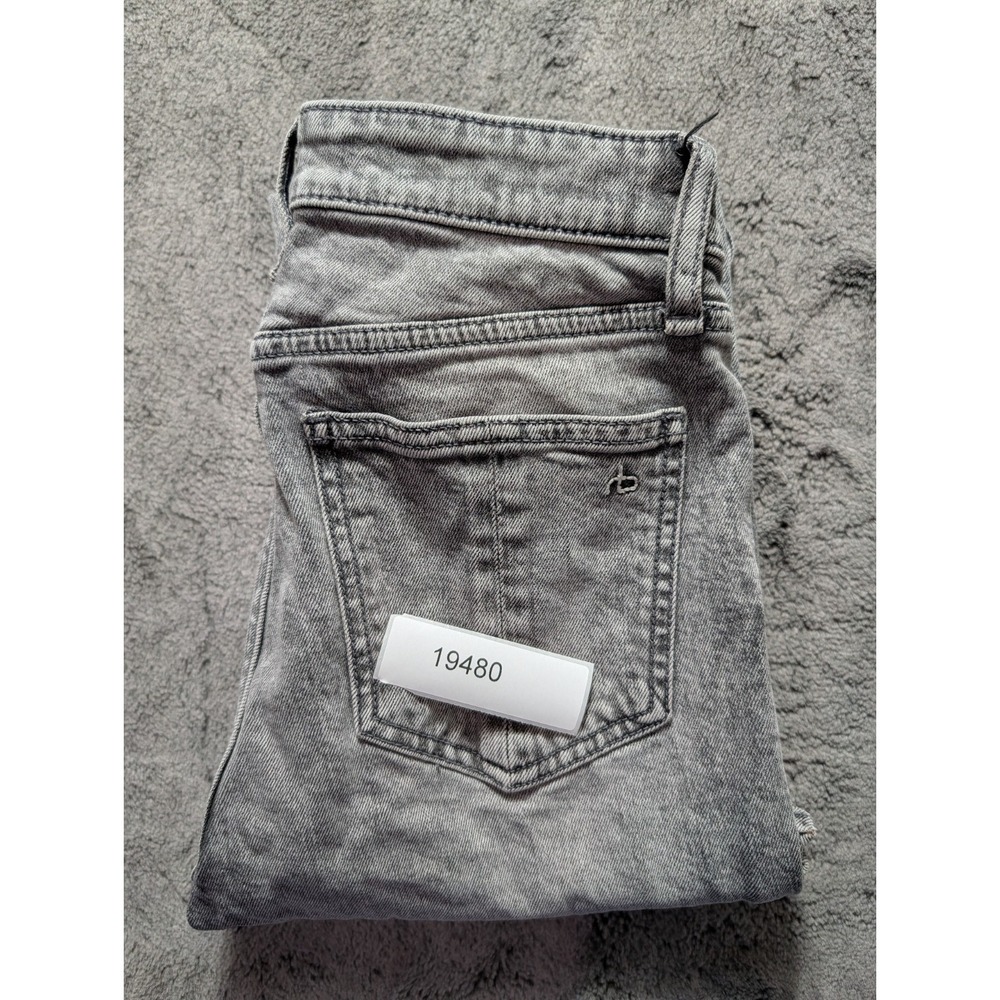 Rag & Bone Nina High Rise Ankle Flare Jeans Women's Size 24 Gray - Picture 13 of 13